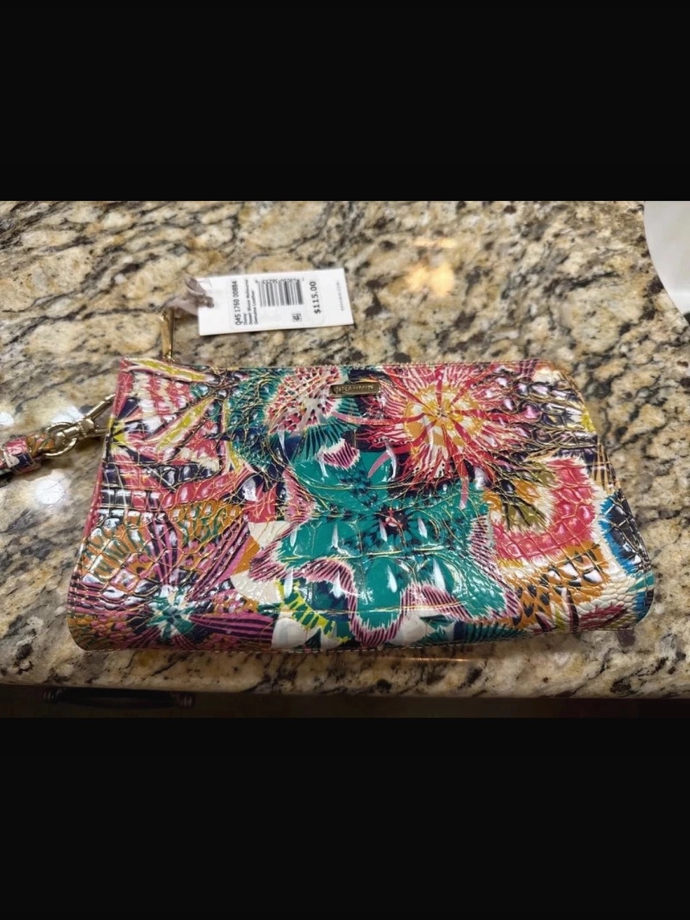 Floral Multicolor Women's Wristlet Wallet